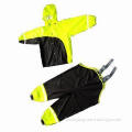 Rainwear with All Seam, Taping (Waterproof), Concealed Hood with Zipper Closure, Promotional